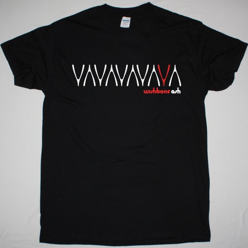 WISHBONE ASH WISHBONES NEW BLACK T SHIRT