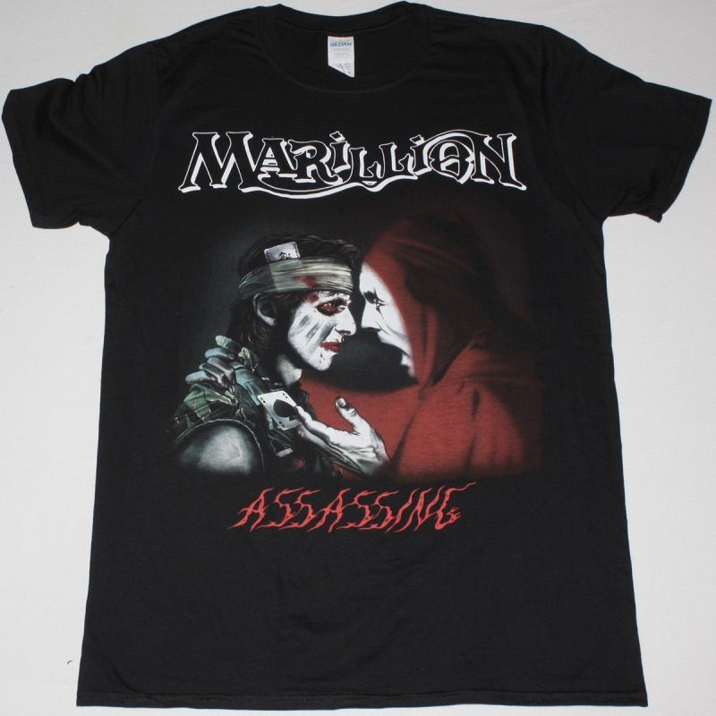 MARILLION ASSASSING NEW BLACK T-SHIRT