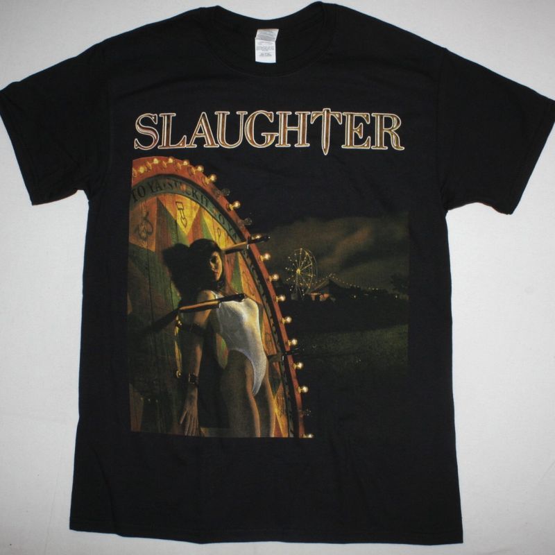 SLAUGHTER STICK IT TO YA NEW BLACK T-SHIRT