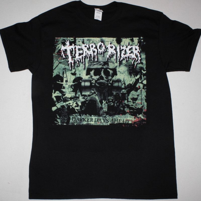 TERRORIZER DARKER DAYS AHEAD NEW BLACK T SHIRT