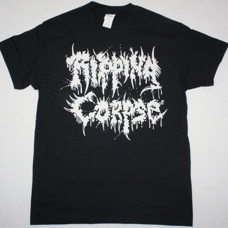 RIPPING CORPSE LOGO NEW BLACK T-SHIRT
