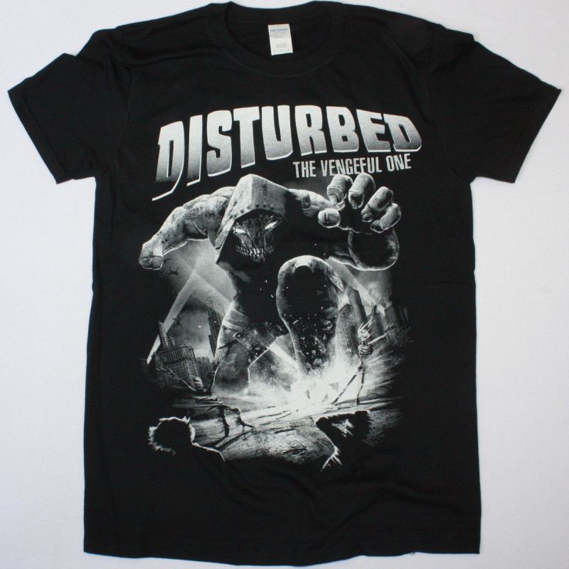 DISTURBED THE VENGEFUL ONE NEW BLACK T-SHIRT