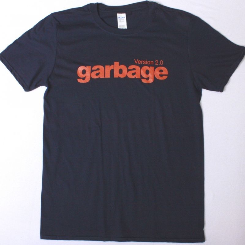 GARBAGE VERSION 2.0 NEW NAVY T-SHIRT