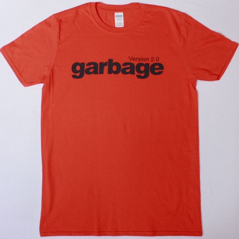 GARBAGE VERSION 2.0 NEW ORANGE T-SHIRT