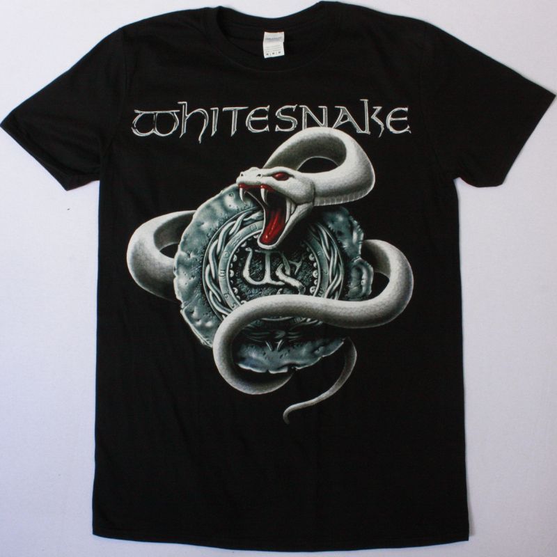 WHITESNAKE WHITE SNAKE NEW BLACK T-SHIRT