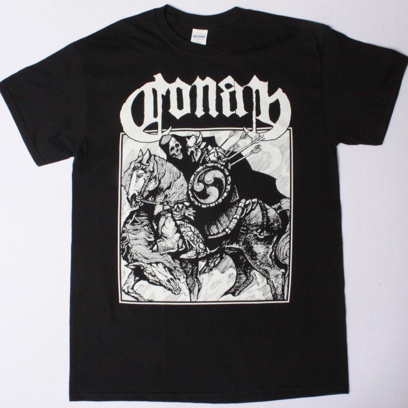 CONAN HORSEBACK BATTLE NEW BLACK T-SHIRT