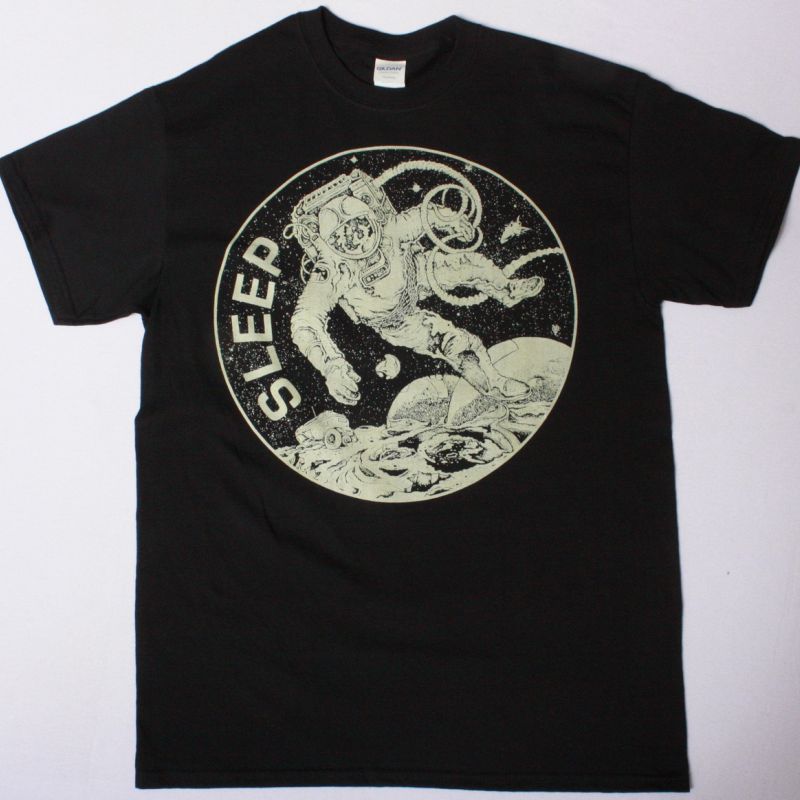 SLEEP THE CLARITY ASTRONAUT NEW BLACK T-SHIRT