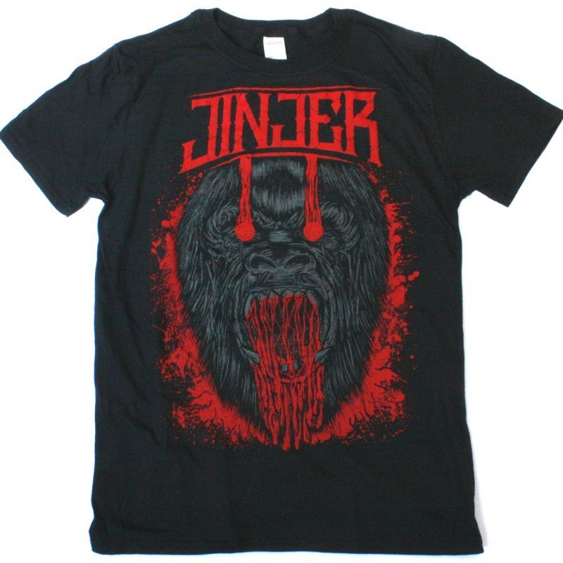 JINJER APE NEW BLACK T-SHIRT