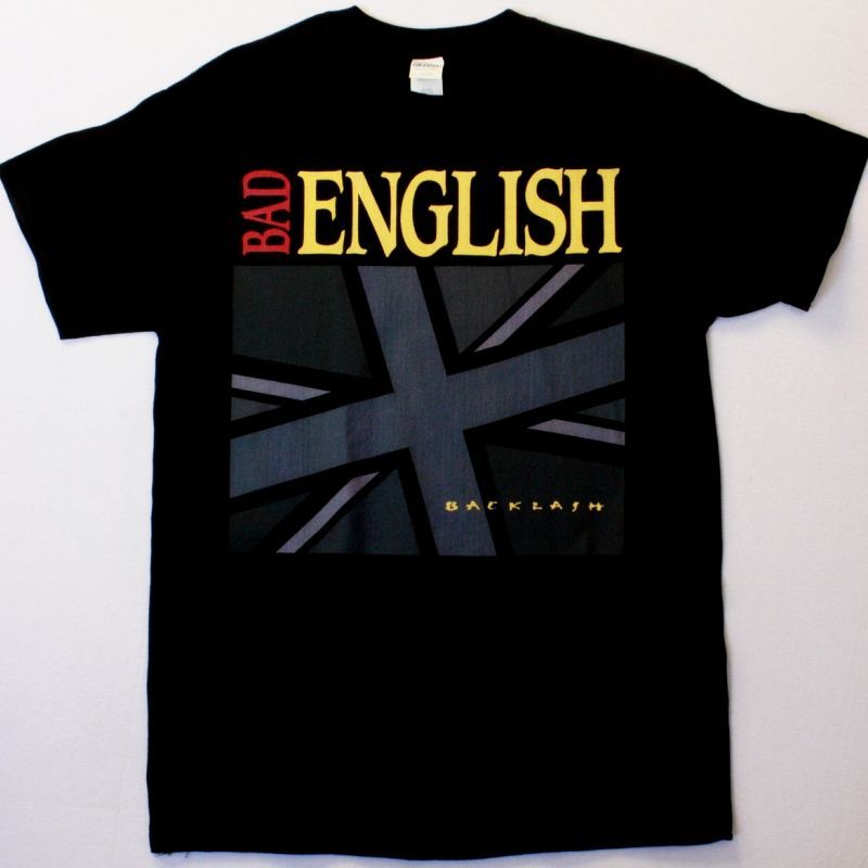 BAD ENGLISH BACKLASH NEW BLACK-TSHIRT