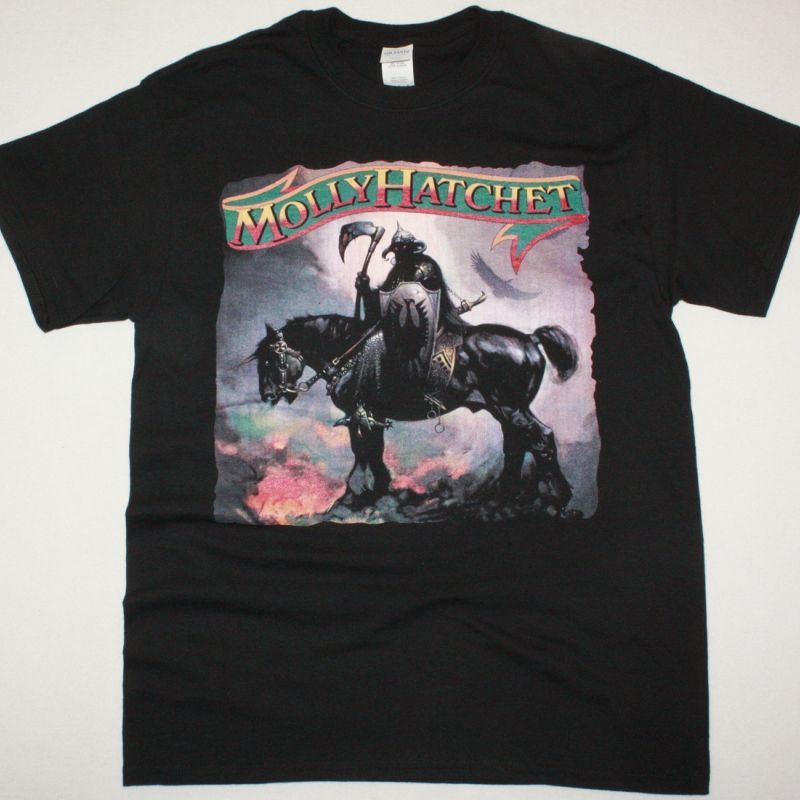 MOLLY HATCHET 1978 NEW BLACK T SHIRT
