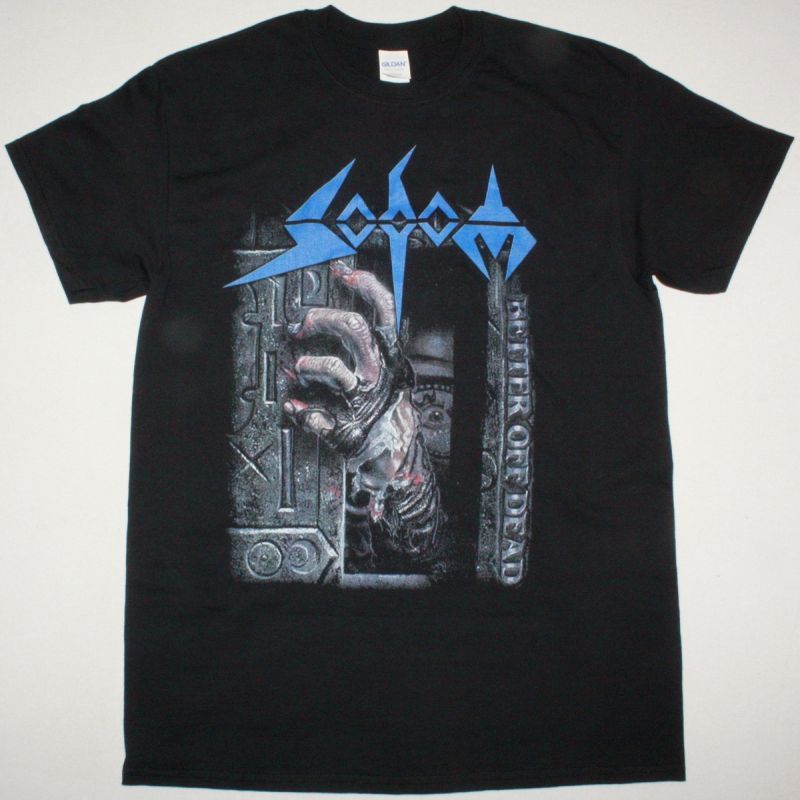 SODOM BETTER OFF DEAD 1990 NEW BLACK T-SHIRT