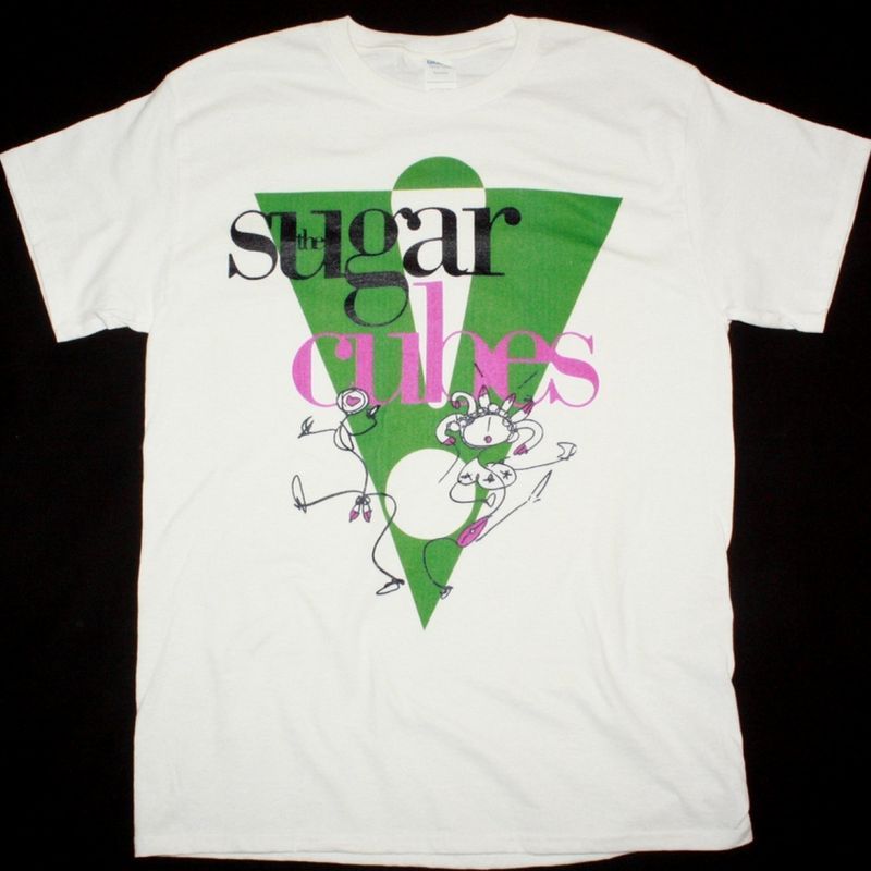 THE SUGARCUBES LIFE S TOO GOOD NEW WHITE T SHIRT