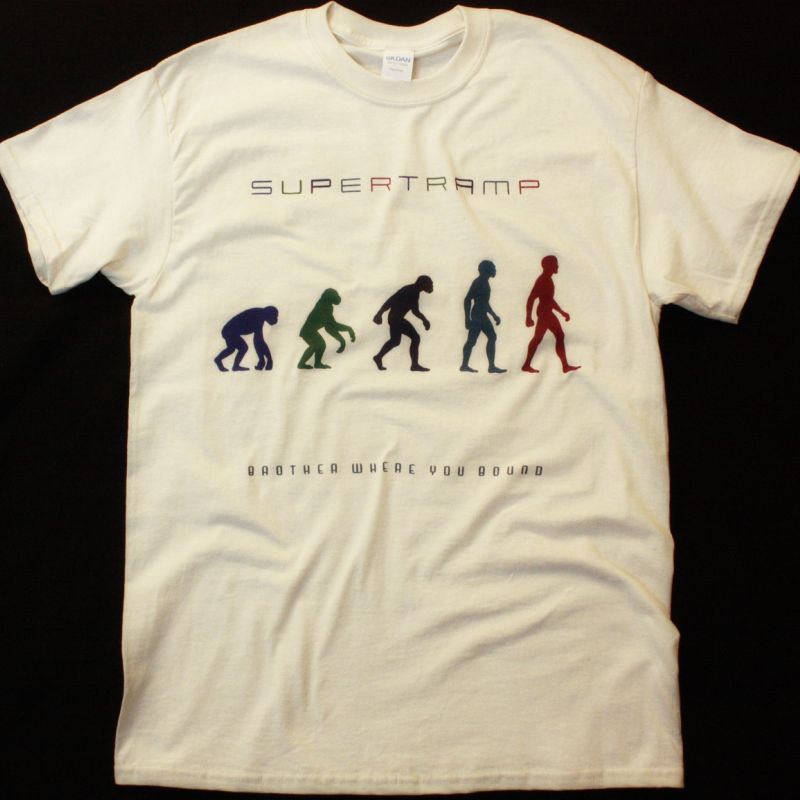 SUPERTRAMP BROTHER WHERE YOU BOUND NEW NATURAL T-SHIRT