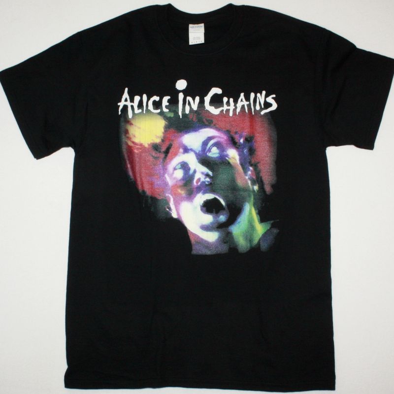 ALICE IN CHAINS FACELIFT NEW BLACK T SHIRT