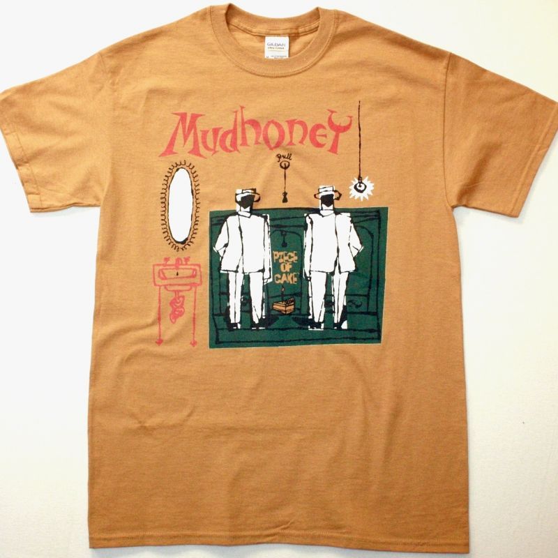 MUDHONEY PIECE OF CAKE NEW CAMEL COLOR T SHIRT
