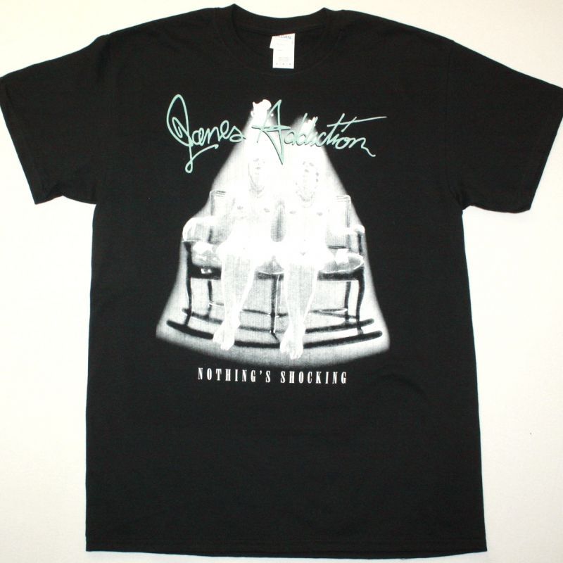 JANE'S ADDICITON NOTHING SHOCKING NEW BLACK T SHIRT