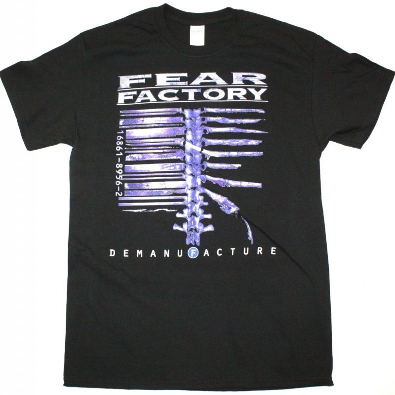 FEAR FACTORY DEMANIFACTURE NEW BLACK T-SHIRT