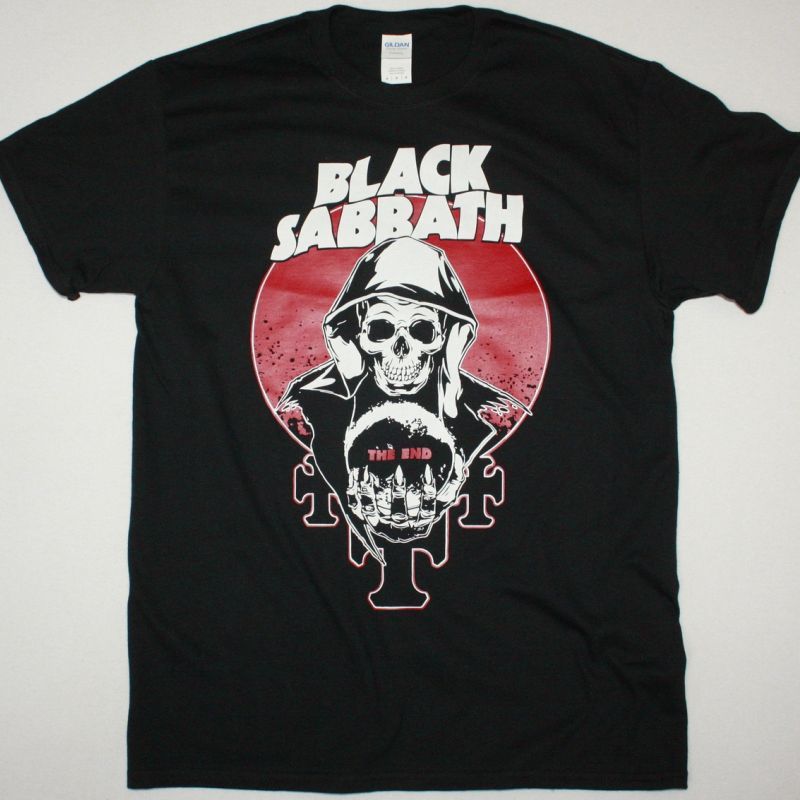 BLACK SABBATH THE END TOUR NEW BLACK T-SHIRT