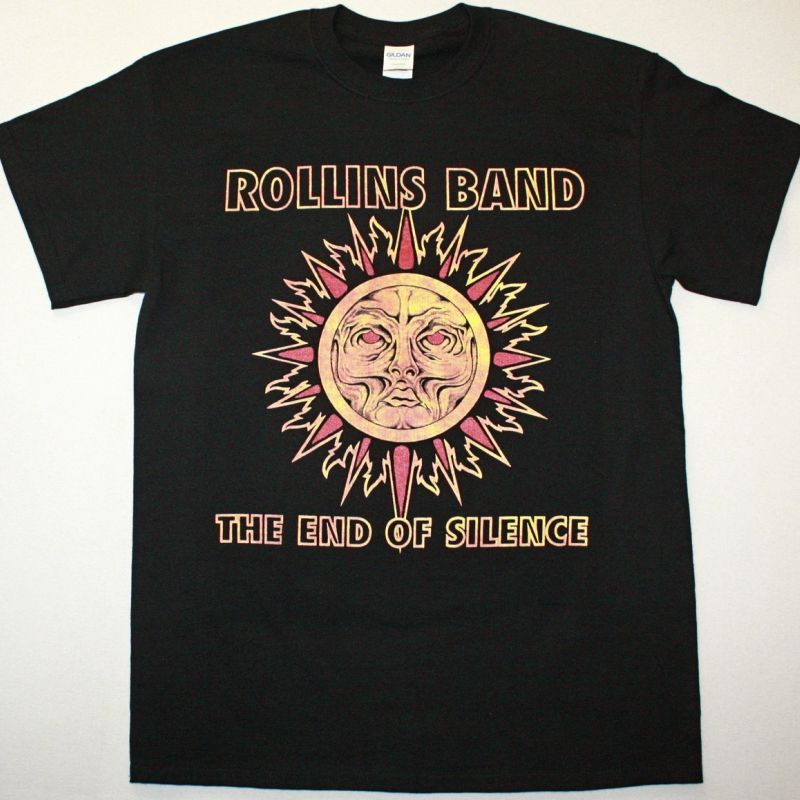 ROLLINS BAND THE END OF SILENCE NEW BLACK T-SHIRT