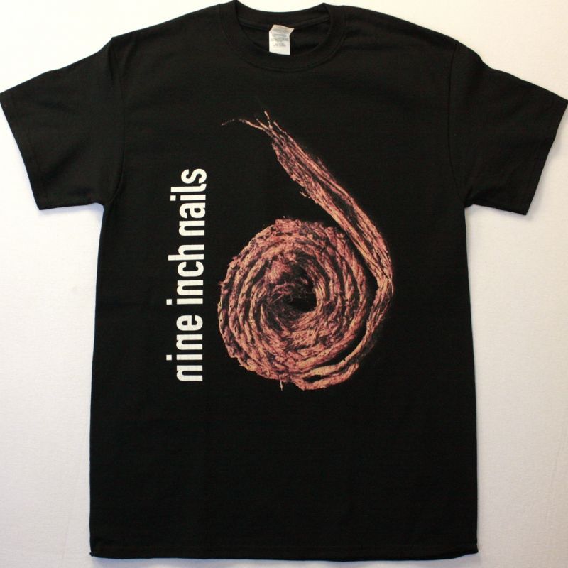 NINE INCH NAILS FURTHER DAWN THE SPIRAL  NEW BLACK T-SHIRT