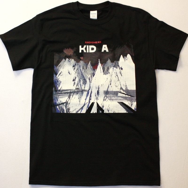 RADIOHEAD KID A NEW BLACK T-SHIRT