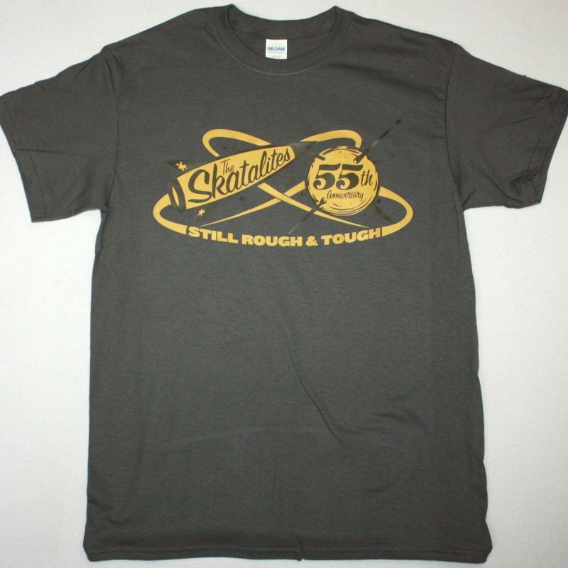 THE SKATALITES 55 TH ANNIVERSARY NEW GREY T SHIRT