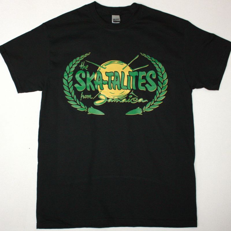 THE SKATALITES FROM JAMAICA NEW BLACK T SHIRT