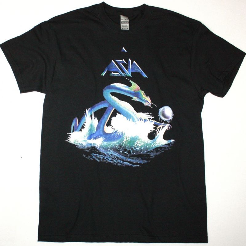 ASIA 1982 NEW BLACK T SHIRT