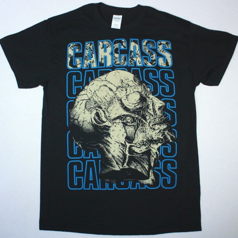 CARCASS NECRO HEAD NEW BLACK T-SHIRT