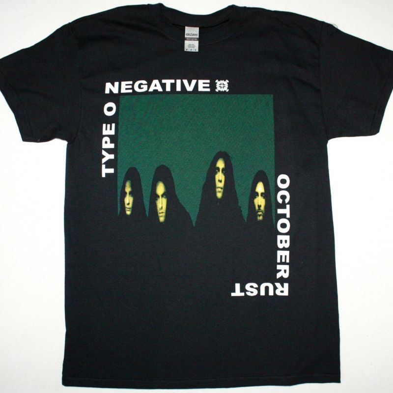 TYPE O NEGATIVE BAND OCTOBER RUST NEW BLACK T-SHIRT