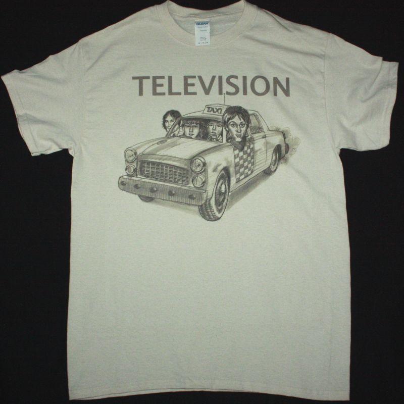 TELEVISION TAXI NEW NATURAL T-SHIRT