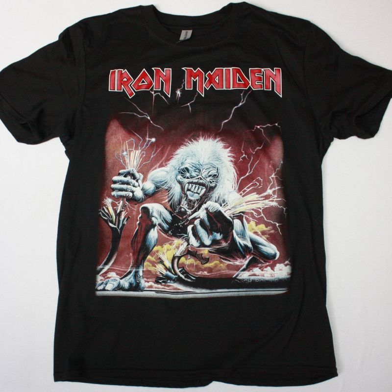 IRON MAIDEN A REAL LIVE ONE NEW BLACK T SHIRT