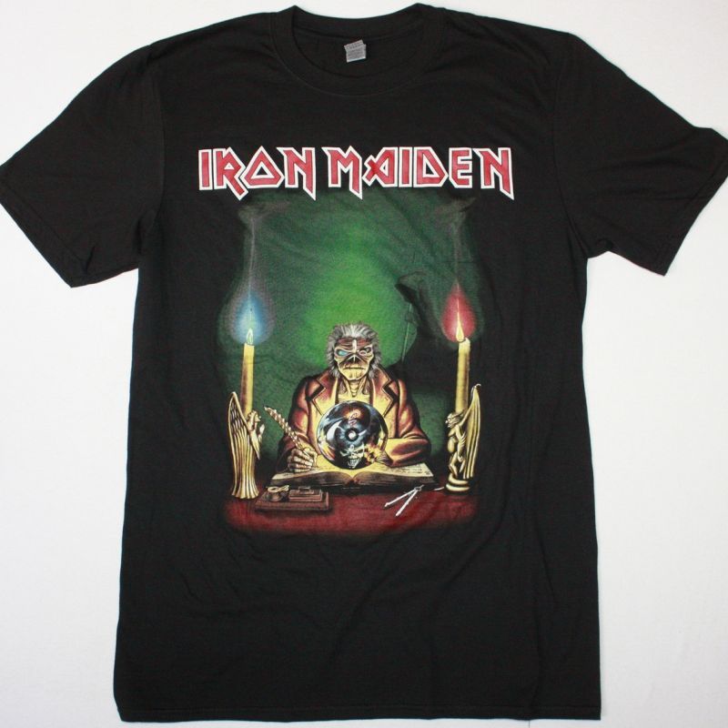 IRON MAIDEN SEVENTH TOUR OF A SEVENTH TOUR NEW BLACK T SHIRT