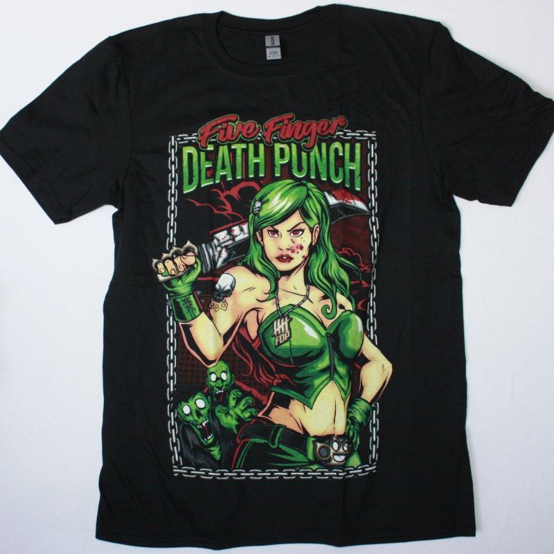 FIVE FINGER DEATH PUNCH ASSASSIN NEW BLACK T-SHIRT