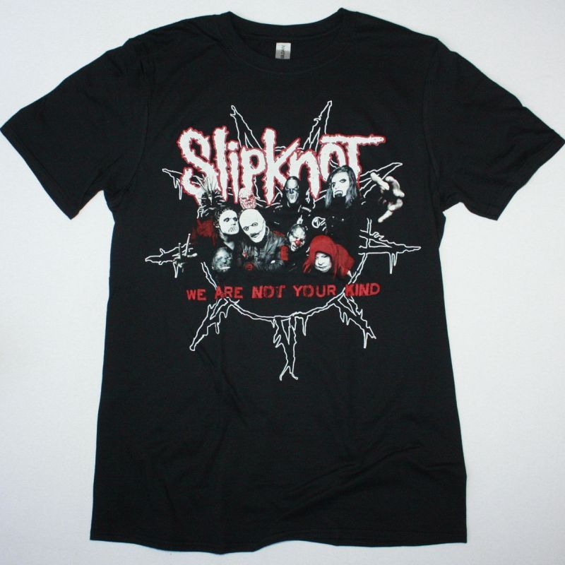 SLIPKNOT TOUR EUROPE 2022 NEW BLACK T SHIRT