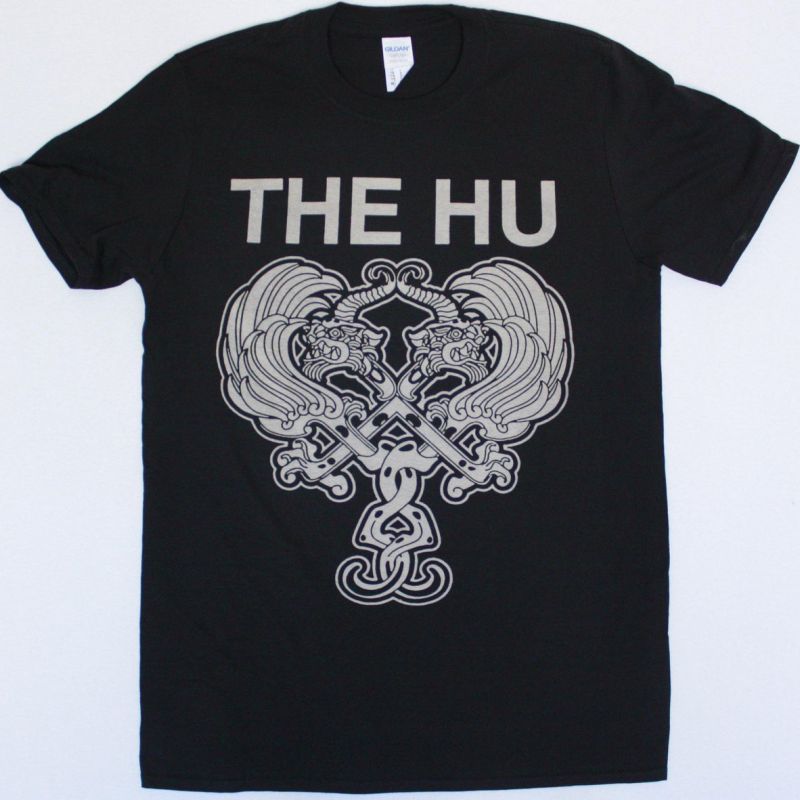 THE HU SYMBOL NEW BLACK T-SHIRT