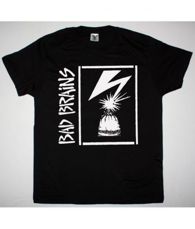 BAD BRAINS CAPITOL STENCIL LOGO NEW BLACK T SHIRT