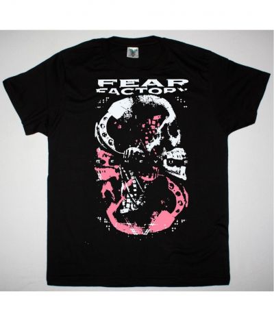 FEAR FACTORY GENEXUS SKULL NEW BLACK T SHIRT