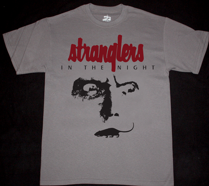 THE STRANGLERS IN THE NIGHT'92  NEW CHARCOAL GREY T-SHIRT