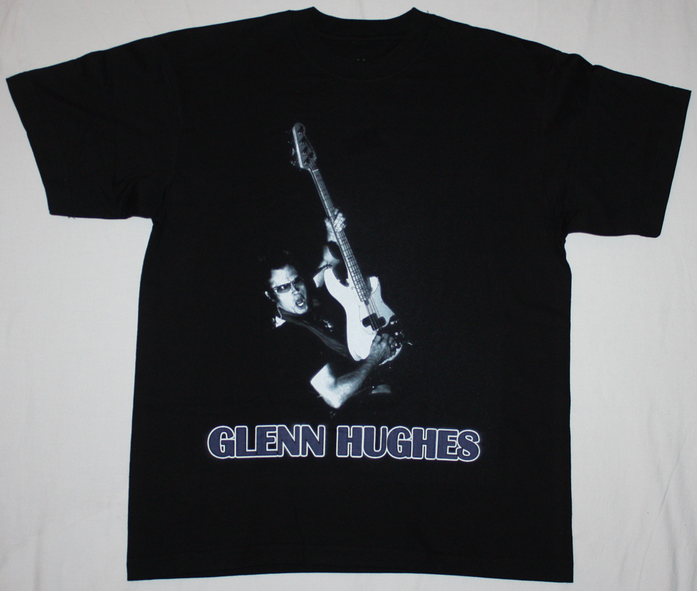 GLENN HUGHES SOLO NEW BLACK T-SHIRT