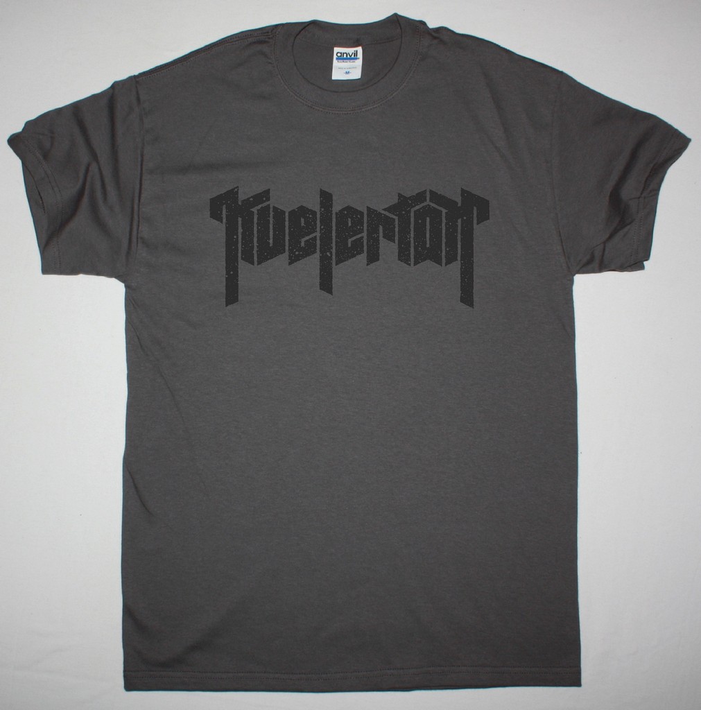 KVELERTAK LOGO NEW CHARCOAL GREY T-SHIRT