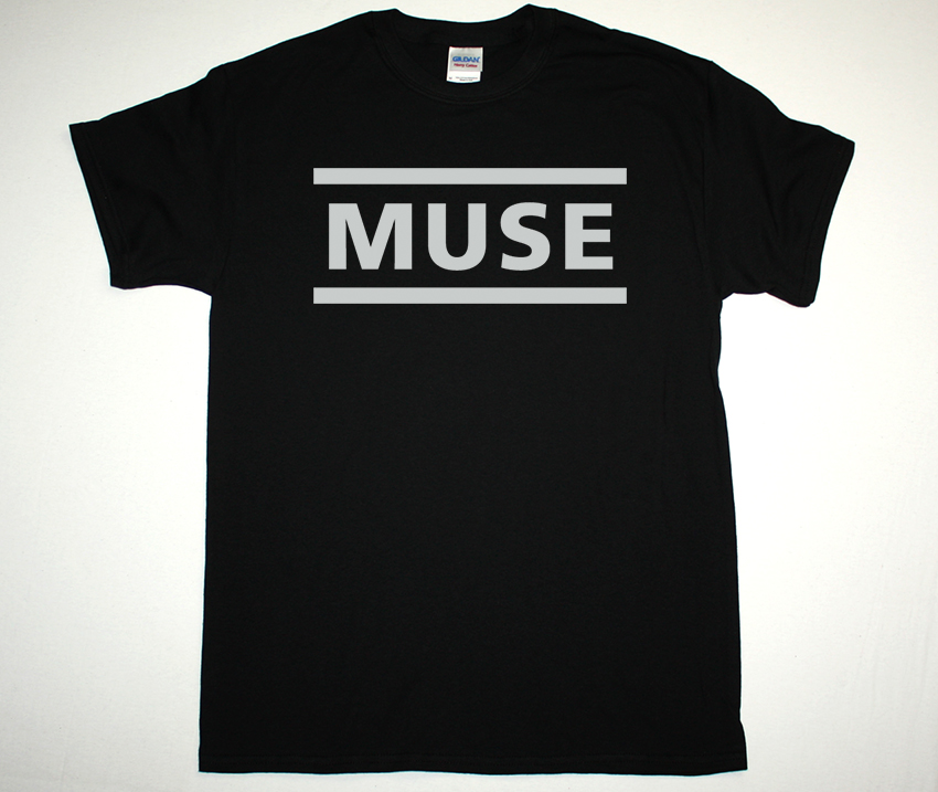 MUSE LOGO NEW BLACK T-SHIRT
