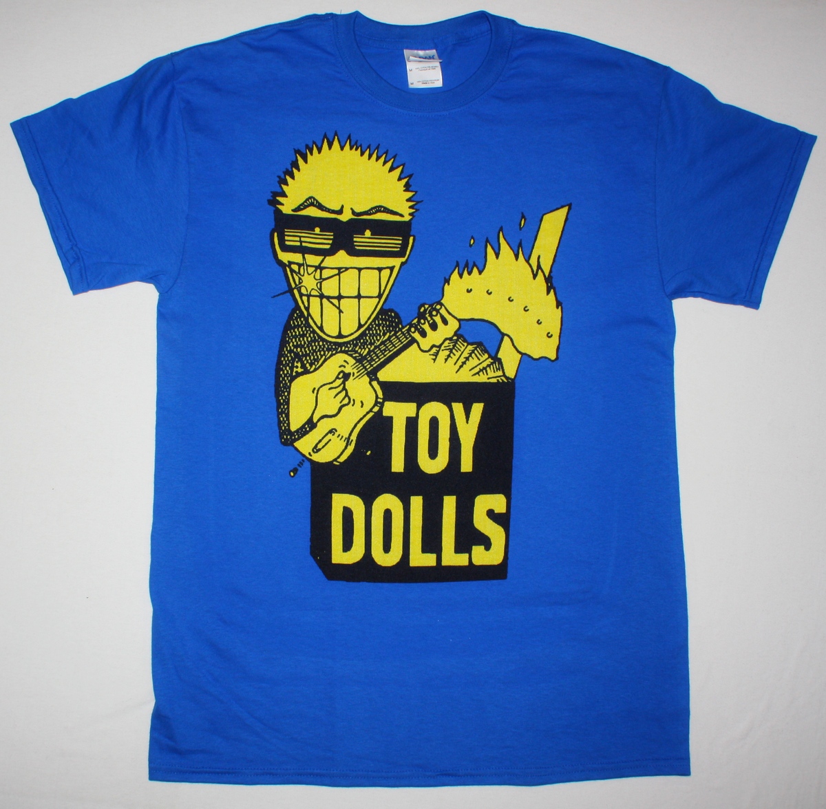 THE TOY DOLLS IDLE GOSSIP NEW BLUE T-SHIRT