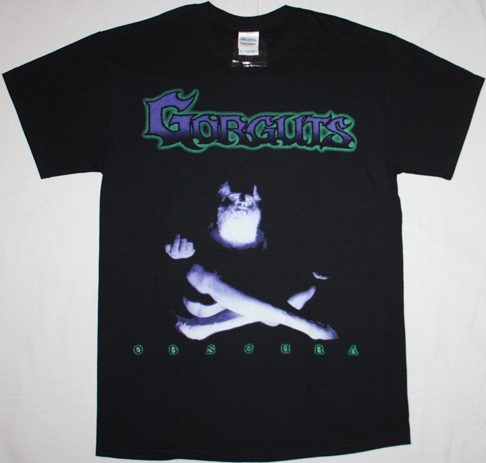 GORGUTS OBSCURA'98  NEW BLACK T-SHIRT