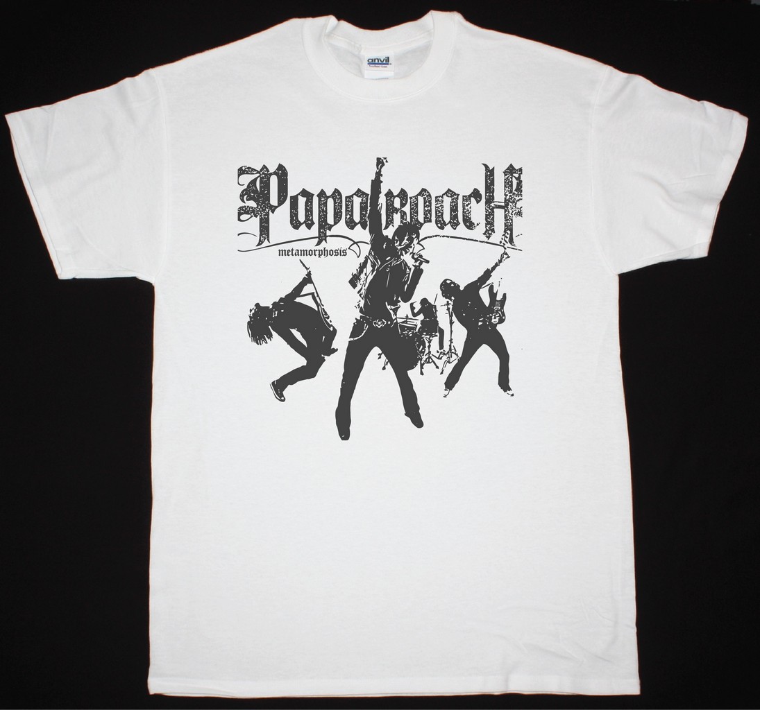PAPA ROACH METAMORPHOSIS NEW WHITE T-SHIRT