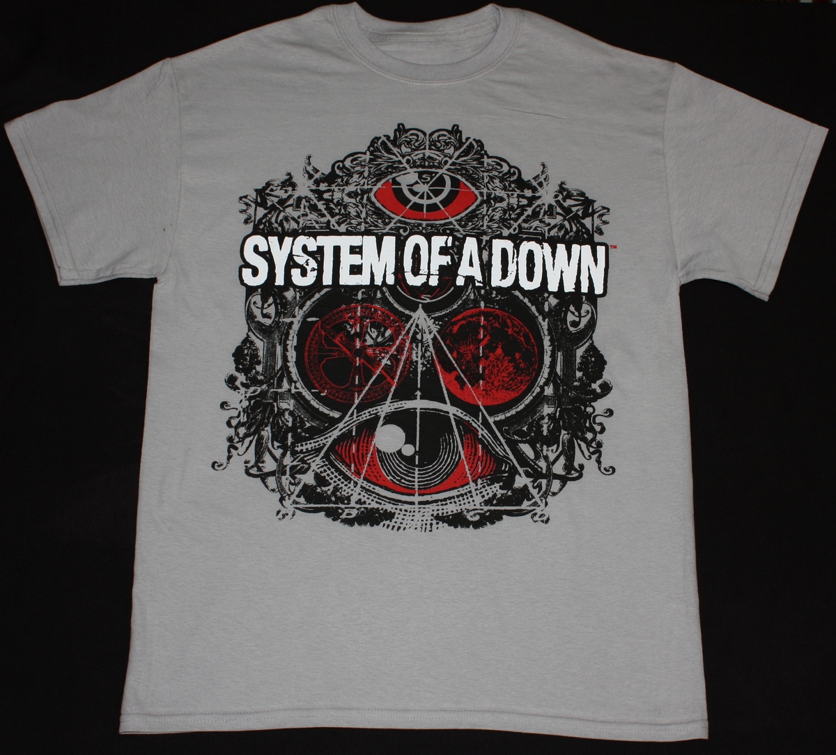 SYSTEM OF A DOWN BROTHERHOOD NEW LIGHT GREY T-SHIRT