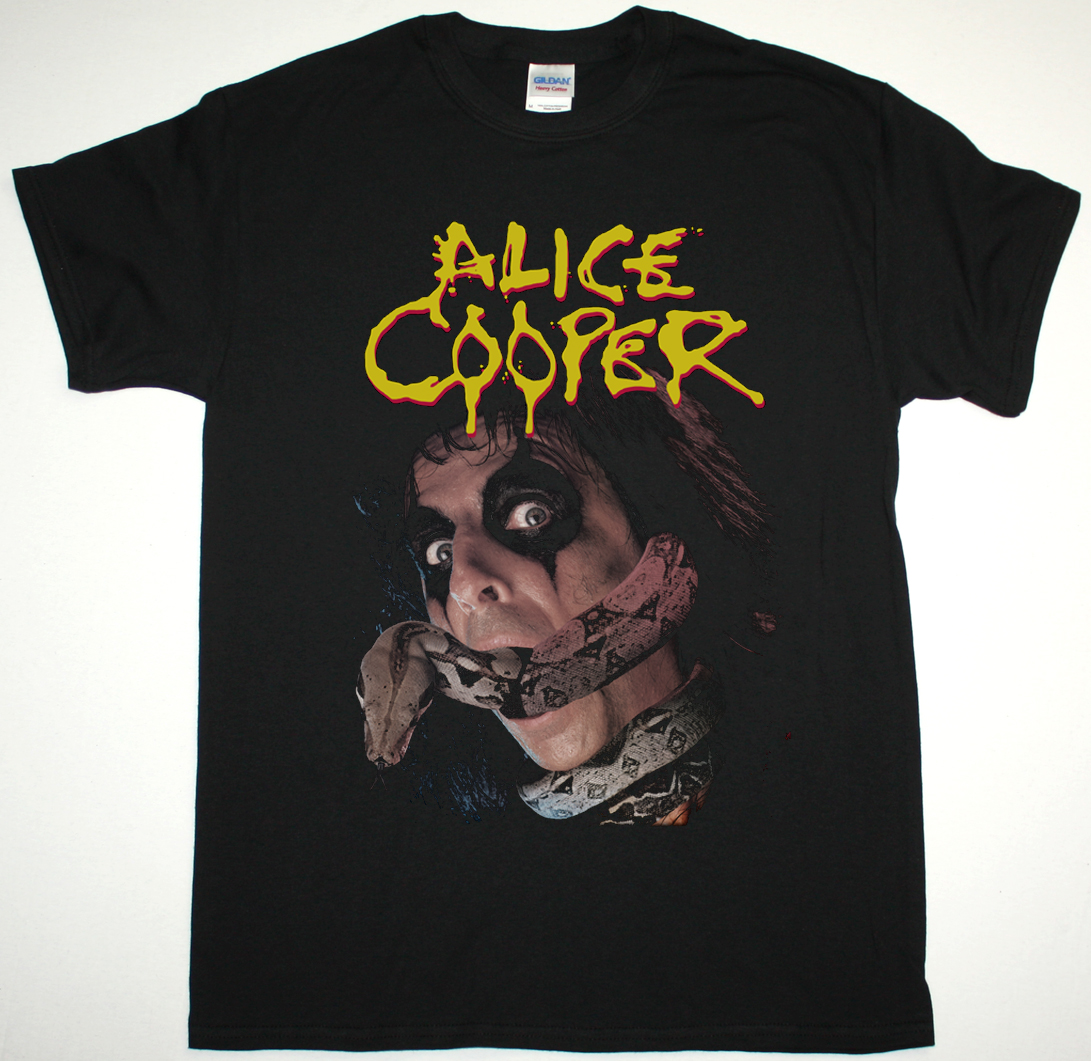 ALICE COOPER CONSTRICTOR NEW BLACK T-SHIRT