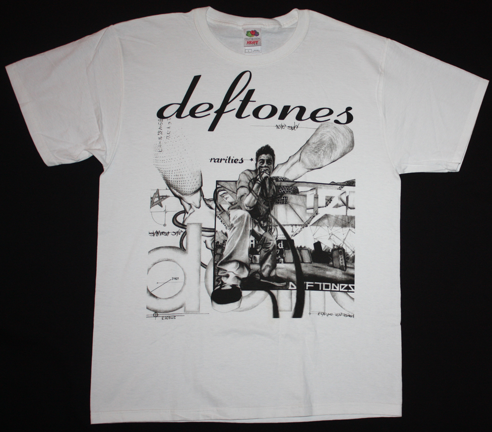 DEFTONES RARITIES NEW WHITE T-SHIRT