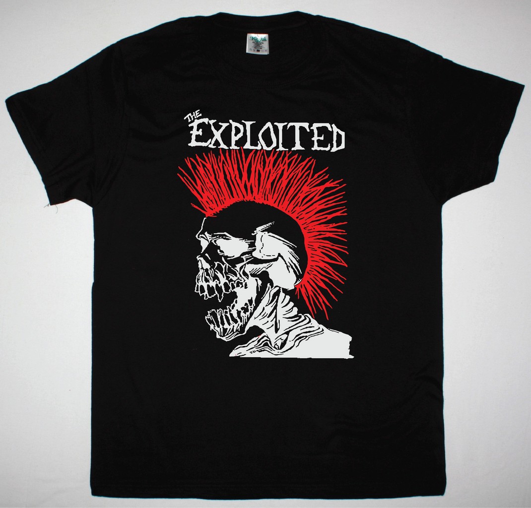 EXPLOITED LET'S START A WAR NEW BLACK T-SHIRT