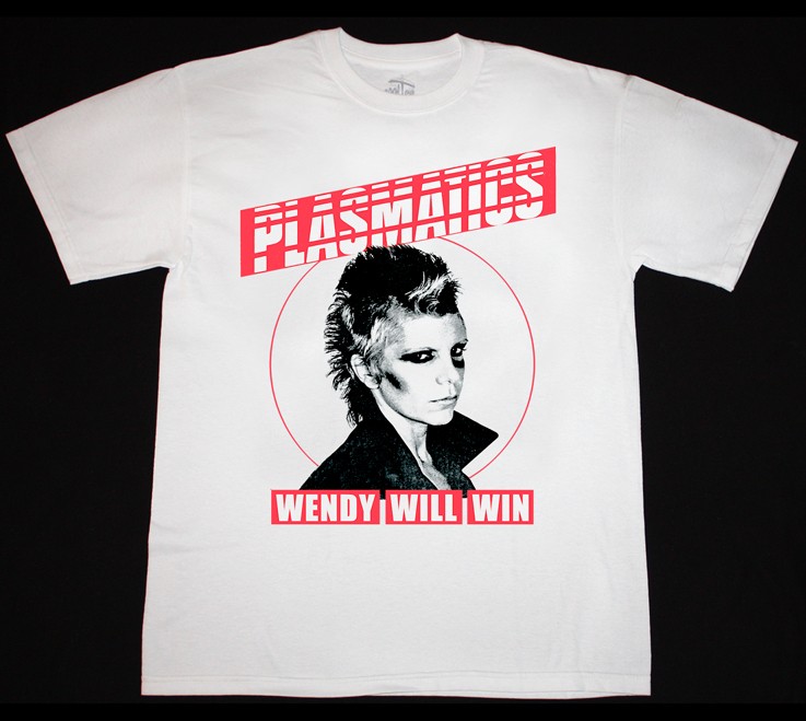 PLASMATICS WENDY WILL WIN NEW WHITE T-SHIRT